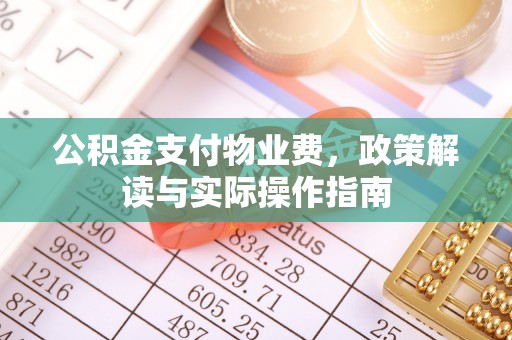 美兰公积金支付物业费，政策解读与实际操作指南