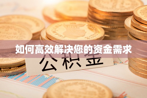 美兰如何高效解决您的资金需求