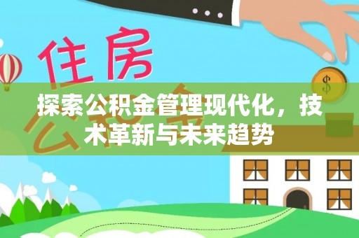 美兰探索公积金管理现代化，技术革新与未来趋势