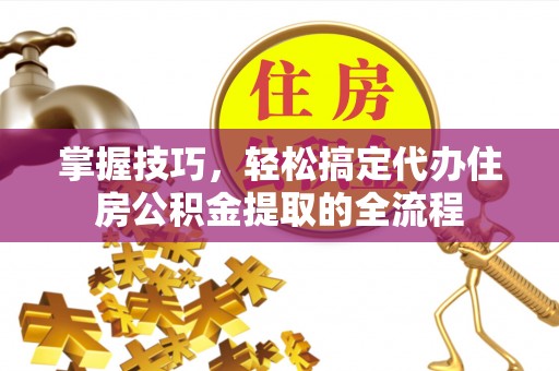 美兰掌握技巧，轻松搞定代办住房公积金提取的全流程