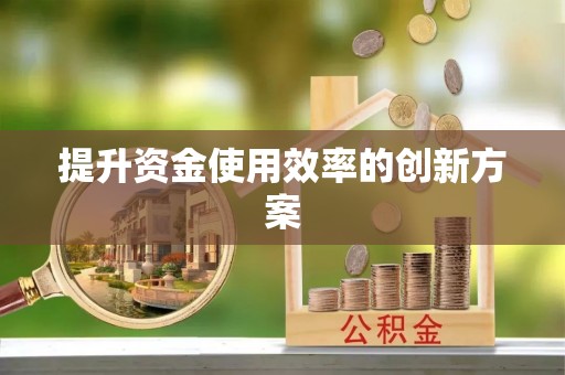 美兰提升资金使用效率的创新方案