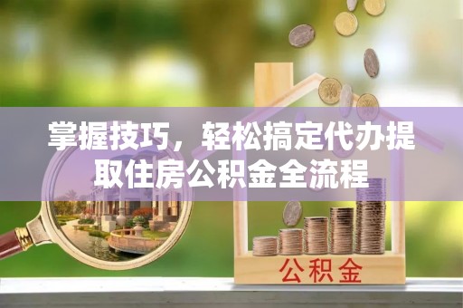 美兰掌握技巧，轻松搞定代办提取住房公积金全流程
