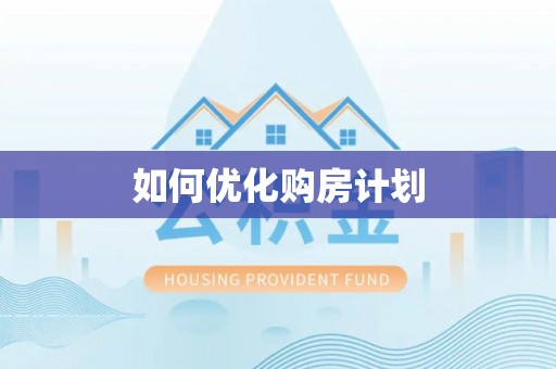 美兰如何优化购房计划