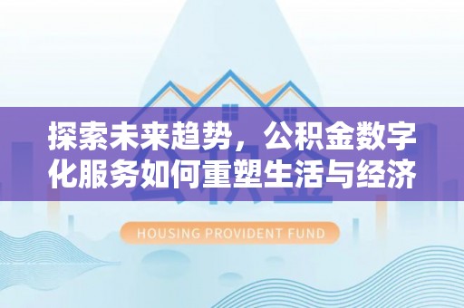 美兰探索未来趋势，公积金数字化服务如何重塑生活与经济