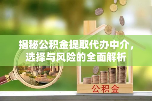美兰揭秘公积金提取代办中介，选择与风险的全面解析
