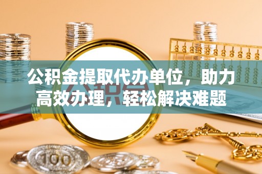 美兰公积金提取代办单位，助力高效办理，轻松解决难题