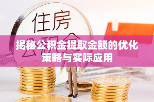 美兰揭秘公积金提取金额的优化策略与实际应用
