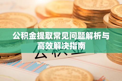 美兰公积金提取常见问题解析与高效解决指南