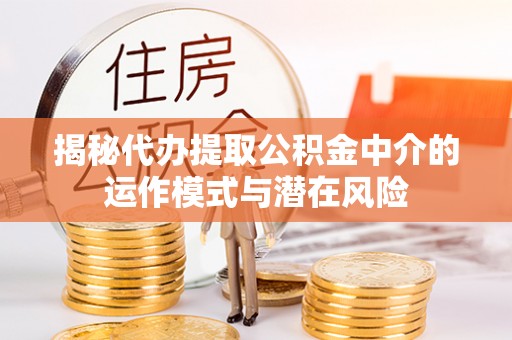 美兰揭秘代办提取公积金中介的运作模式与潜在风险