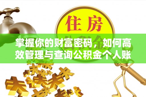 美兰掌握你的财富密码，如何高效管理与查询公积金个人账户信息