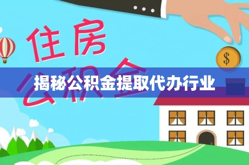 美兰揭秘公积金提取代办行业