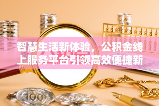 美兰智慧生活新体验，公积金线上服务平台引领高效便捷新时代