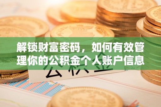 美兰解锁财富密码，如何有效管理你的公积金个人账户信息