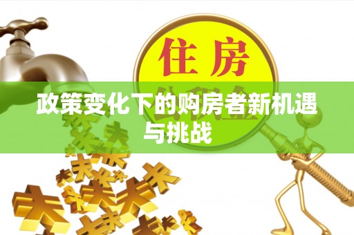 美兰政策变化下的购房者新机遇与挑战