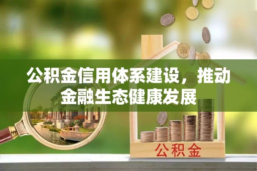 美兰公积金信用体系建设，推动金融生态健康发展