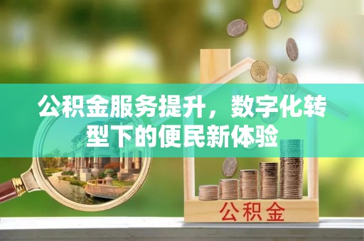 美兰公积金服务提升，数字化转型下的便民新体验