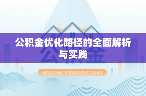 美兰公积金优化路径的全面解析与实践