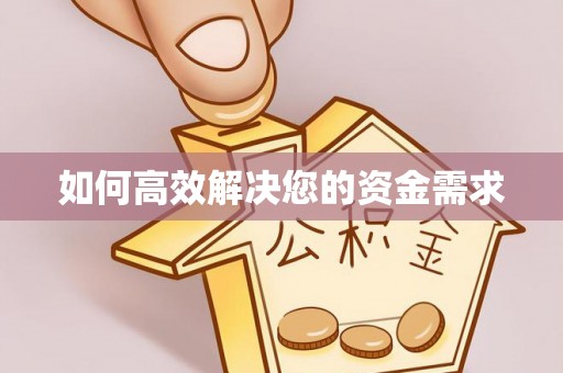 美兰如何高效解决您的资金需求