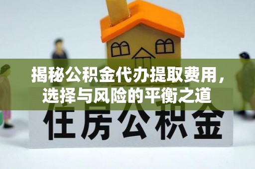 美兰揭秘公积金代办提取费用，选择与风险的平衡之道