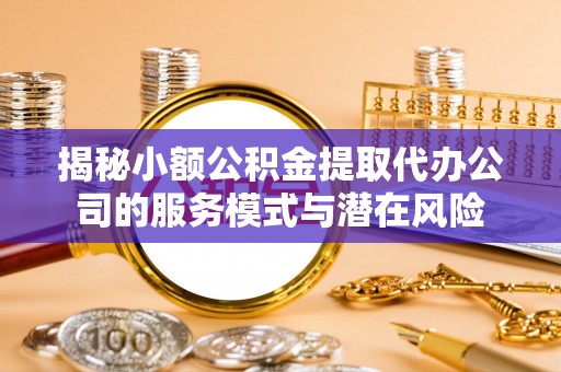 美兰揭秘小额公积金提取代办公司的服务模式与潜在风险