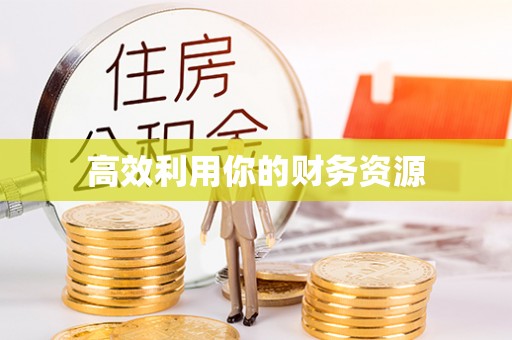 美兰高效利用你的财务资源